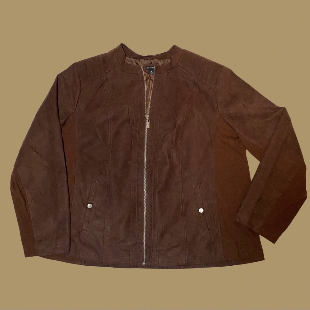 Suede Zip Jacket